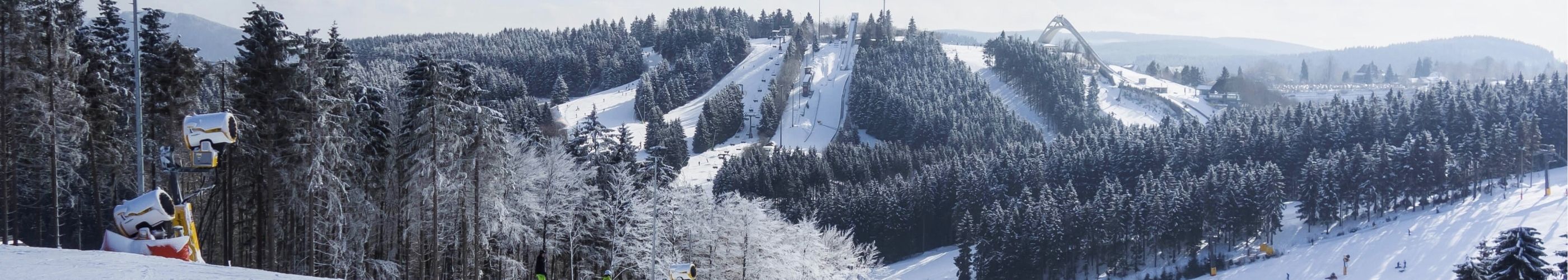 Winter-Panorama Skigebiet Willingen im Sauerland