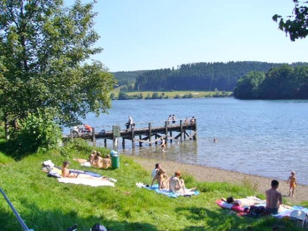 Badestelle am Listersee