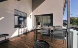 WanderLodge - Balkon mit E-Grill und Aussicht