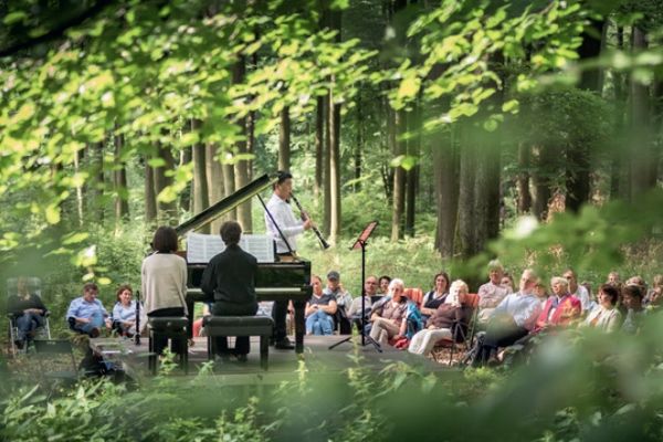 Klavierkonzert im Wald