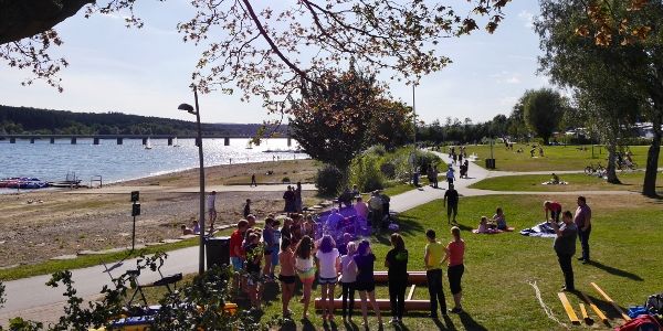 Seepark Promenade in Körbecke am Möhnesee