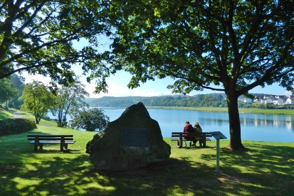 Twistesee bei Bad Arolsen mit Ferienhaus-Park