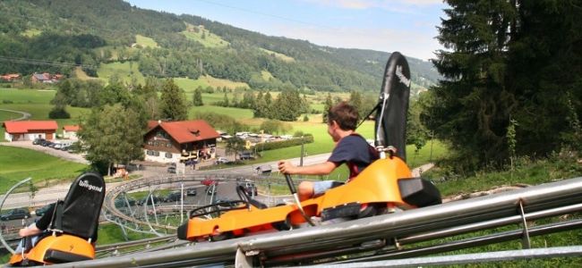 Freizeitmöglichkeiten im Oberallgäu Sommerrodelbahn Söllereck in Oberstdorf