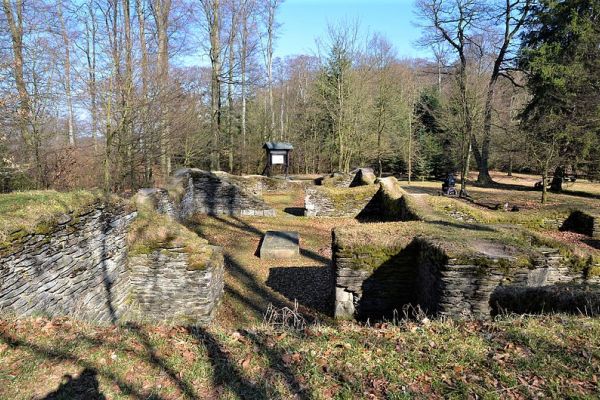 Opgravingslocatie Borberg-Kirchhof in Brilon