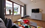 Fewo Sauerlandglück - Wohnbereich mit Sat-TV