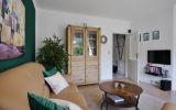 Fewo Skywalkblick**** - Wohnzimmer mit 2.1 Homecinema und DVD-Auswahl