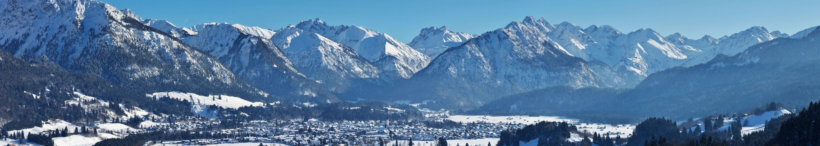 Oberstdorf-Panorama im Winter Fewo Allgäublick****