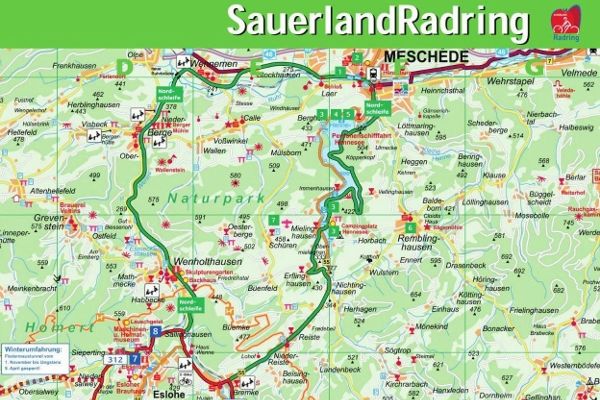 Sauerland fietsring noordlus