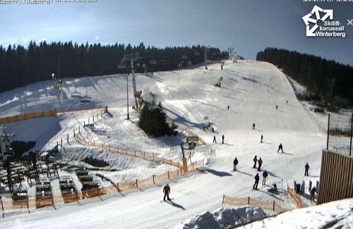 Skipiste mit Lift im Sauerland