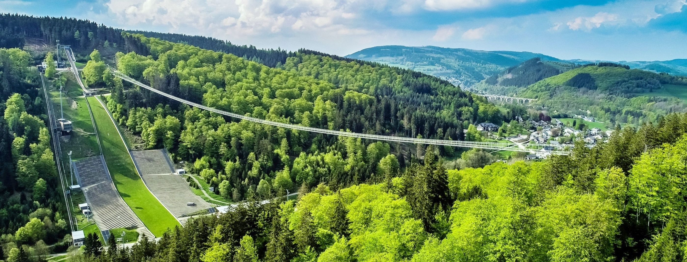 Skywalk Willingen - de op één na langste hangbrug ter wereld!