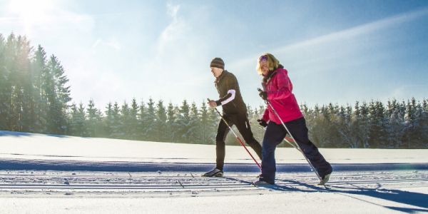 Ski-Langlauf in Langewiese im Sauerland
