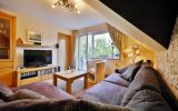 Fewo A am Kurpark - Wohnzimmer mit Homecinema und viele DVD/Cds