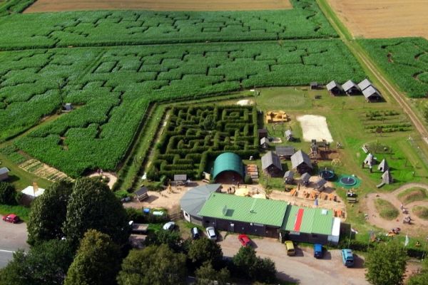 Maislabyrinth am Edersee