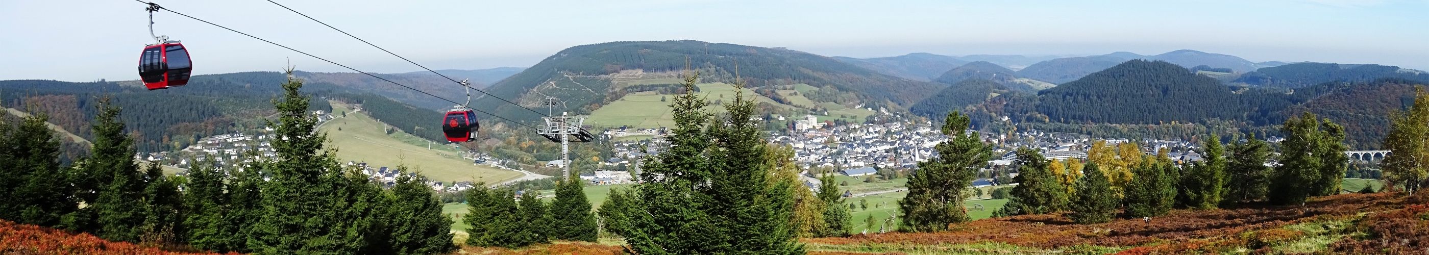 Panorama Ettelsberg-Seilbahn Willingen und Hochheide