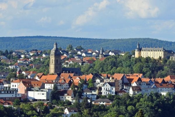 Bad Wildungen mit Schloss Friedrichstein