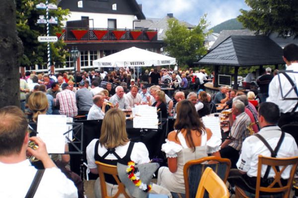 Tenne-Biergarten in Willingen