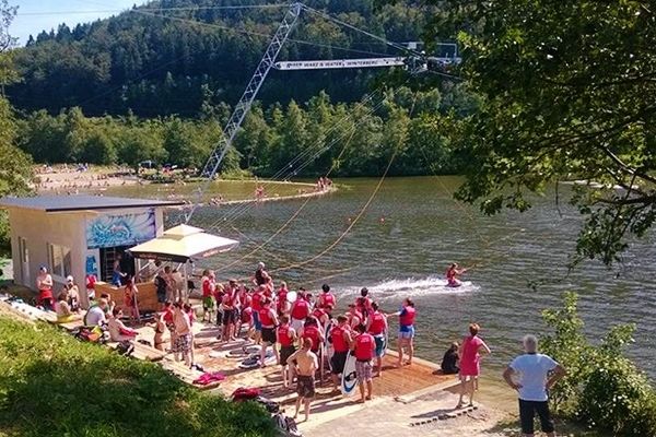 Wasserski-Anlage am Hillebachsee in Niedersfeld