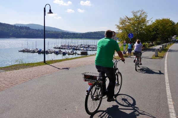 Radfahren am Edersee