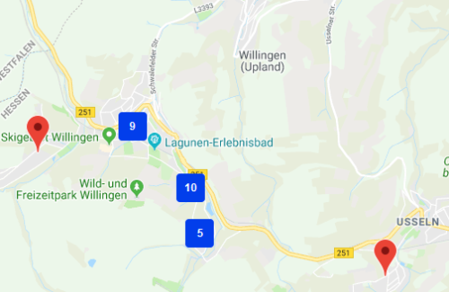 Ortsplan Willingen