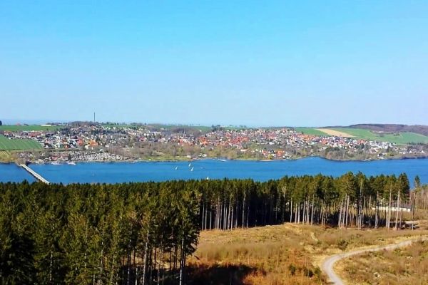 Möhneseeturm - Ausblick auf Körbecke