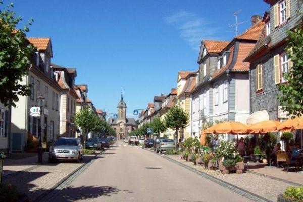 Schlossstraße der barocken Residenzstadt bad Arolsen