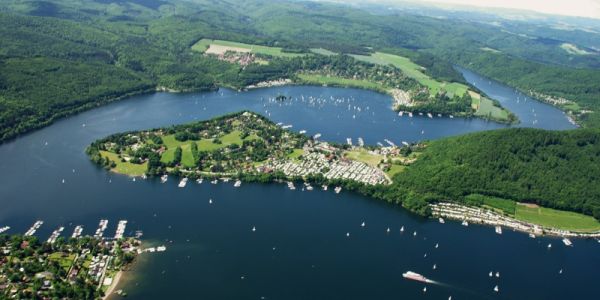 Ferienhaussiedlung Halbinsel Scheid im Edersee