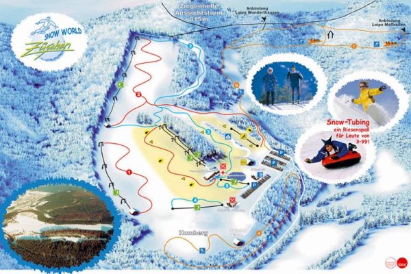 Snowworld Züschen Pistenplan