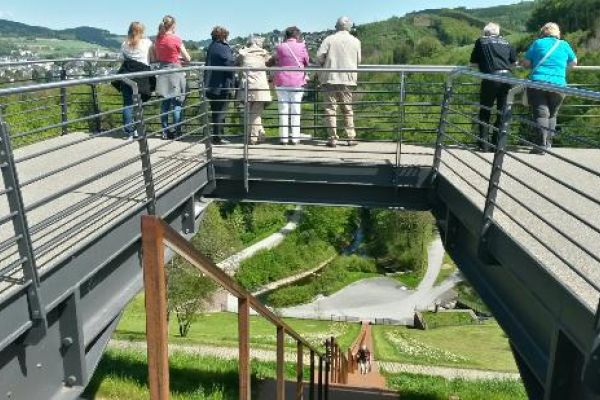 Himmelstreppe an der Hennesee-Staumauer