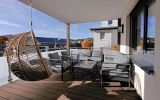 Lounge-Balkon mt Hängeschaukel