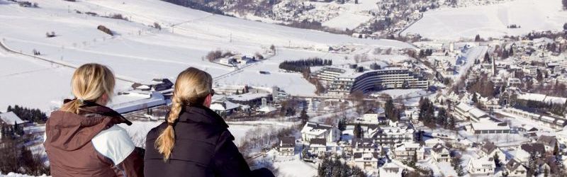 Blick vom Ohrenberg auf Willingen im Winter