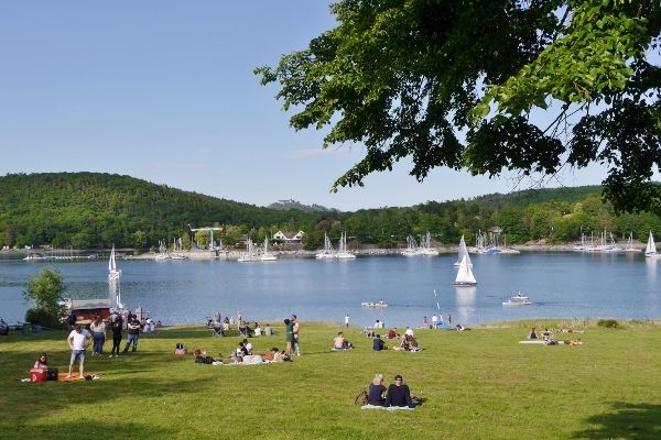 Strandbad in Scheid Edersee