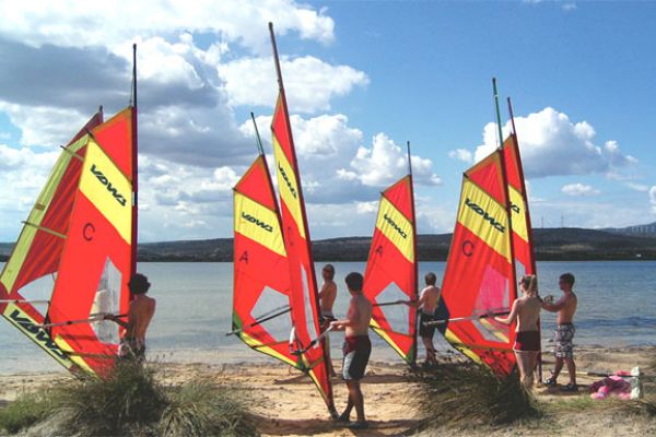 Surfschool aan de Möhnesee