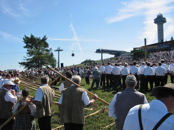 Alphornmesse auf dem Ettelsberg