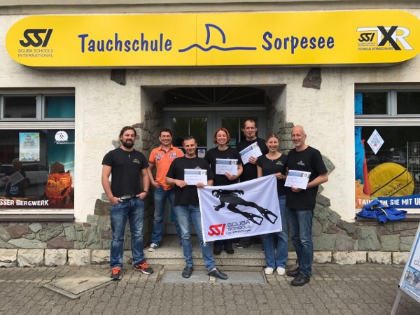 Sauerland duikschool bij Sorpesee