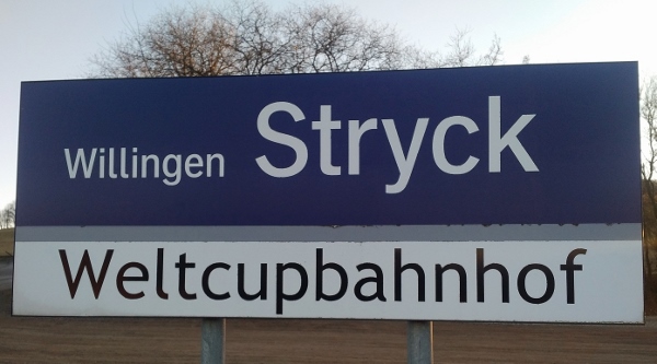 Weltcup-Bahnhof Stryck