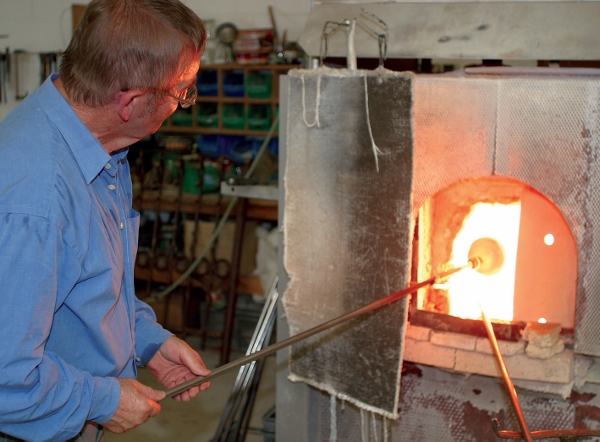 Glasbläser in Glasmanufaktur Willingen