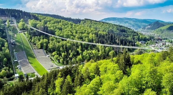 Skywalk Willingen - de op één na langste hangbrug ter wereld!